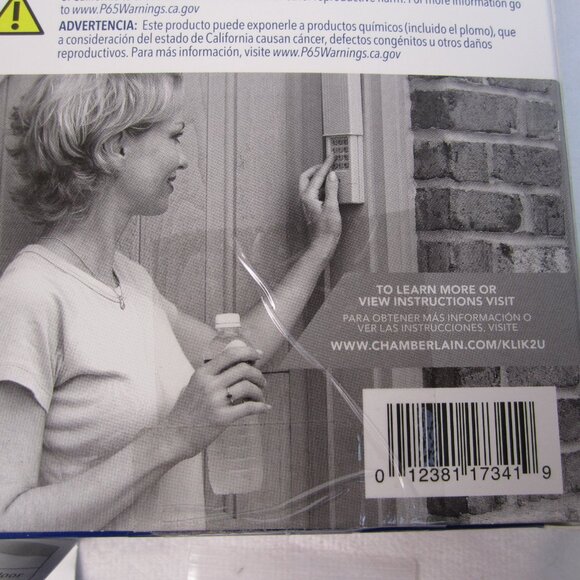 Chamberlain Universal Wireless Garage Door Keypad KLIK2C-P2 - Open Box - Picture 6 of 9